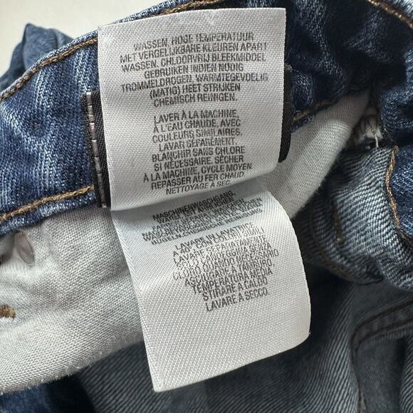 Harley Davidson Jeans Womens 12 Long Blue Boot Cut Biker Moto Grunge Denim - Picture 10 of 16